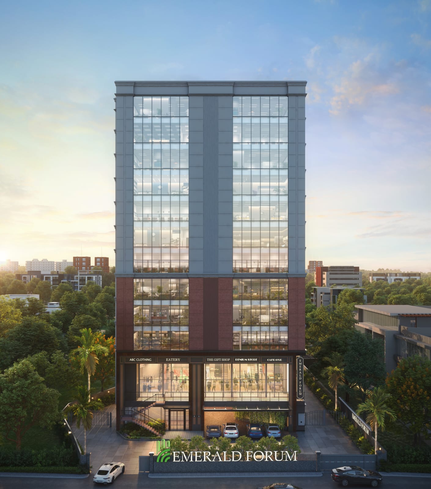 800 Sq. Ft. Commercial Space for Sale at Emerald Forum, AB Road Indore | Under Construction Investment Opportunity